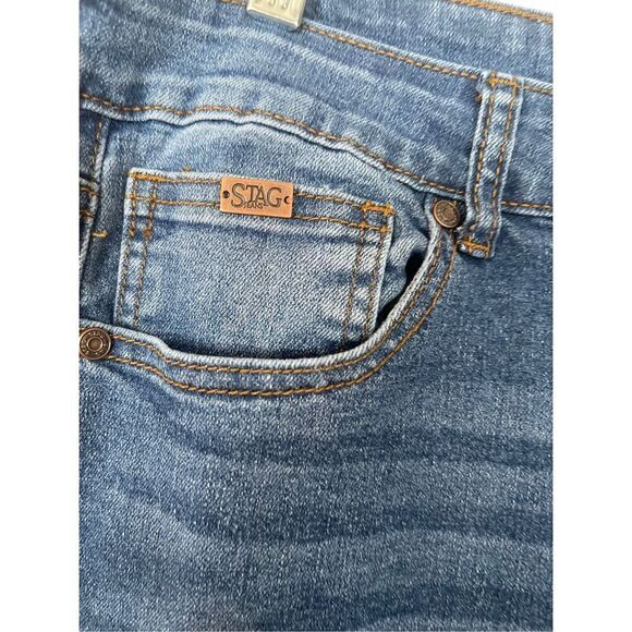 Stag Womens Blue Authentic Quality Mid-Rise Bootcut Jeans Size 15 - Picture 8 of 11
